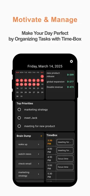 timeblazer: timeboxing planner screenshot 2