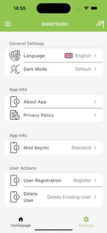 smartDash screenshot