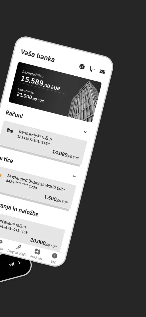 Screenshot #2 pour Mobilna banka PRO!