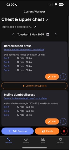Tracking Gains screenshot