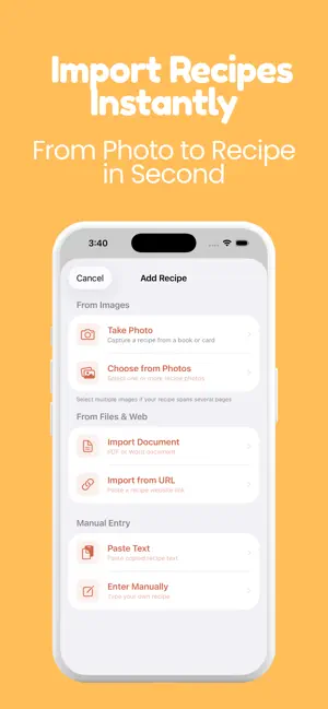 Recipe Organizer: AI Cookbook screenshot 1