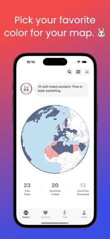 Trav - Country & Trips Tracker screenshot