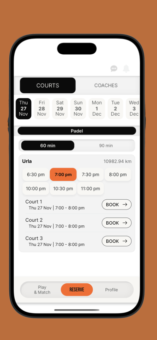 Orange Padel Screenshot 1 of 3