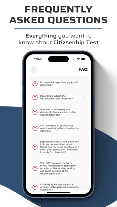 US Citizenship Test - 2025 Screenshot