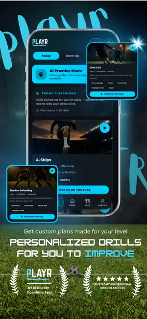 Playr: AI Soccer Coach screenshot 1