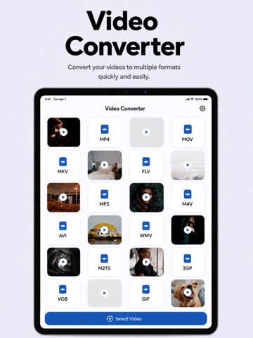 Video Converter to MP3,MP4,Any iPad screenshot
