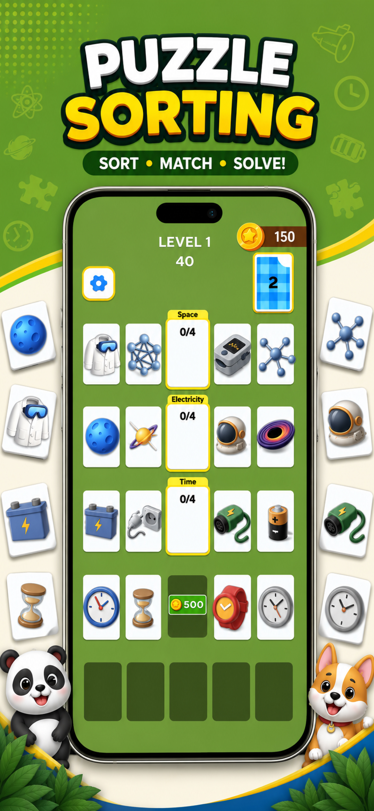 Category Sort: Puzzle Game screenshot 2