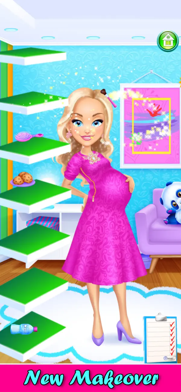 Screenshot #2 pour Jeu Bébé Fille de Maman
