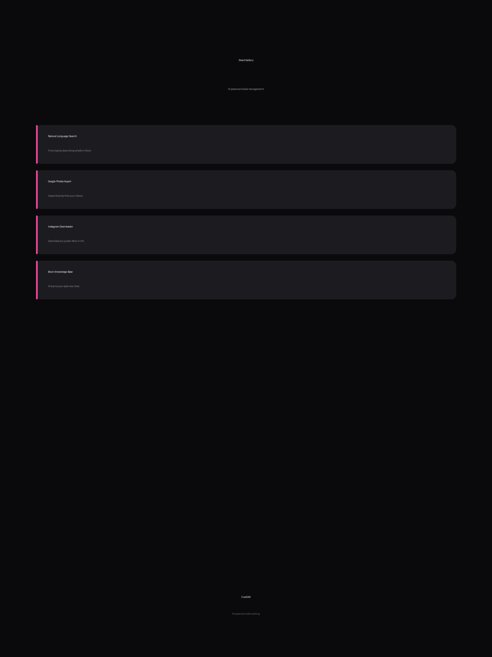 CueEdit - AI Video Editor