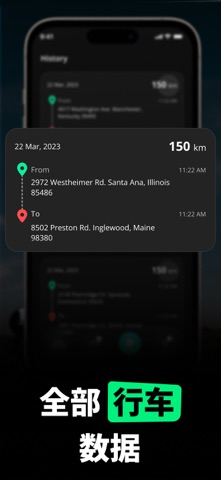 GPS速度表: 车速里程计 screenshot