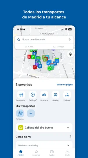 Captura de pantalla de Madrid Mobility 360 en iPhone 2