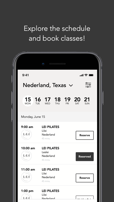 LEI PILATES iPhone screenshot 3 - Health & Fitness app