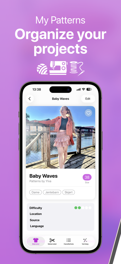 My Patterns: Sew & Knit screenshot 1