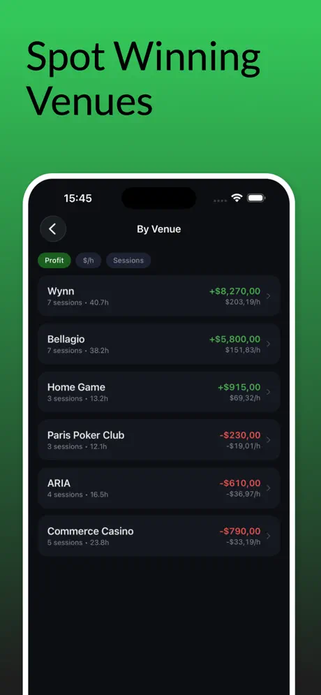 Poker Tracker: Bankroll Log — iPhone screenshot 4