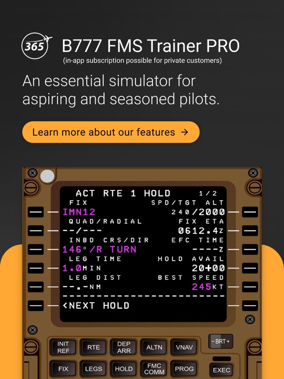 Screenshot #4 pour B777 FMS Trainer PRO