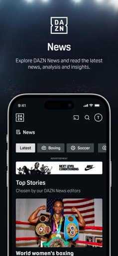 DAZN: Stream Live Sports screenshot 7