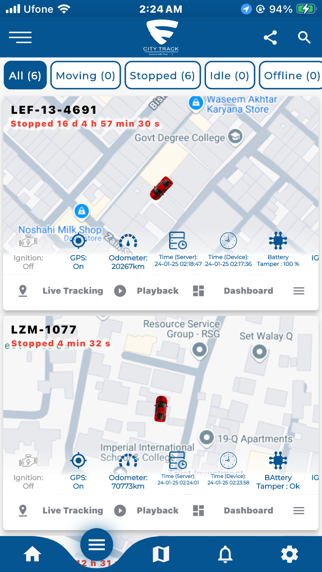CIty Track + iPhone screenshot 3 - Navigation app
