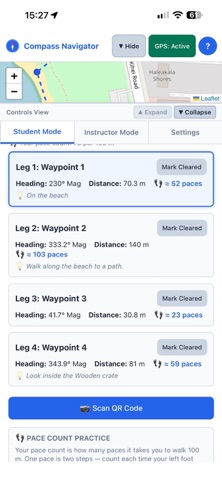 Compass Course Navigator screenshot