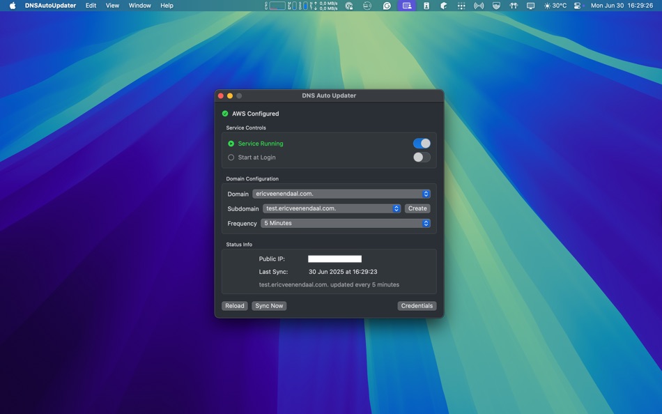 #1. DNS Auto Updater (macOS) 由: Eric Veenendaal