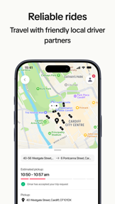 Veezu Taxi UK | Request a Ride screenshot