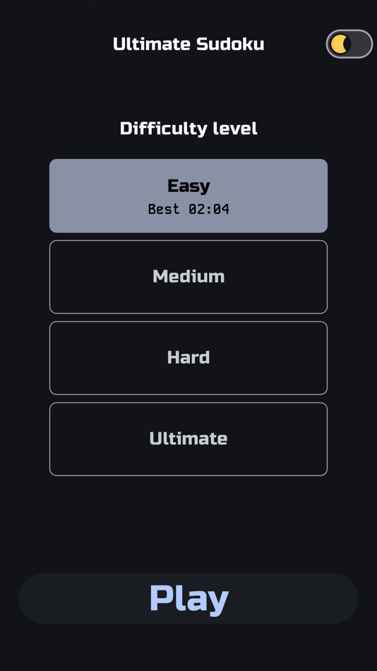 #9. Ultimate Sudoku (iOS) 由: Jong Hoon Kim