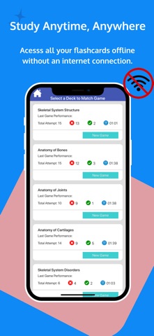 Skeletal System Flashcards iPhone screenshot