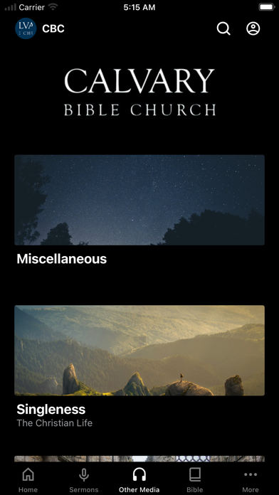 Calvary Bible Church iPhone screenshot 3 - Lifestyle app