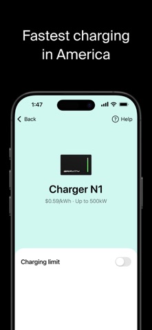 Gravity EV Charging iPhone screenshot