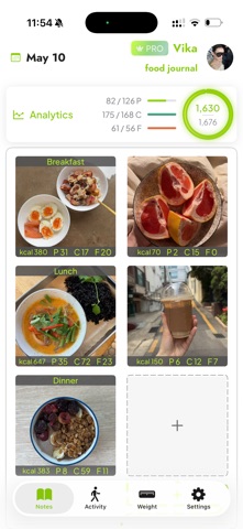 Fodjo - Food Journal Screenshot 1 of 8