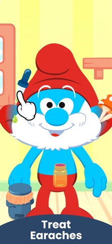 Smurfs Doctor Hospital Games iPhone screenshot