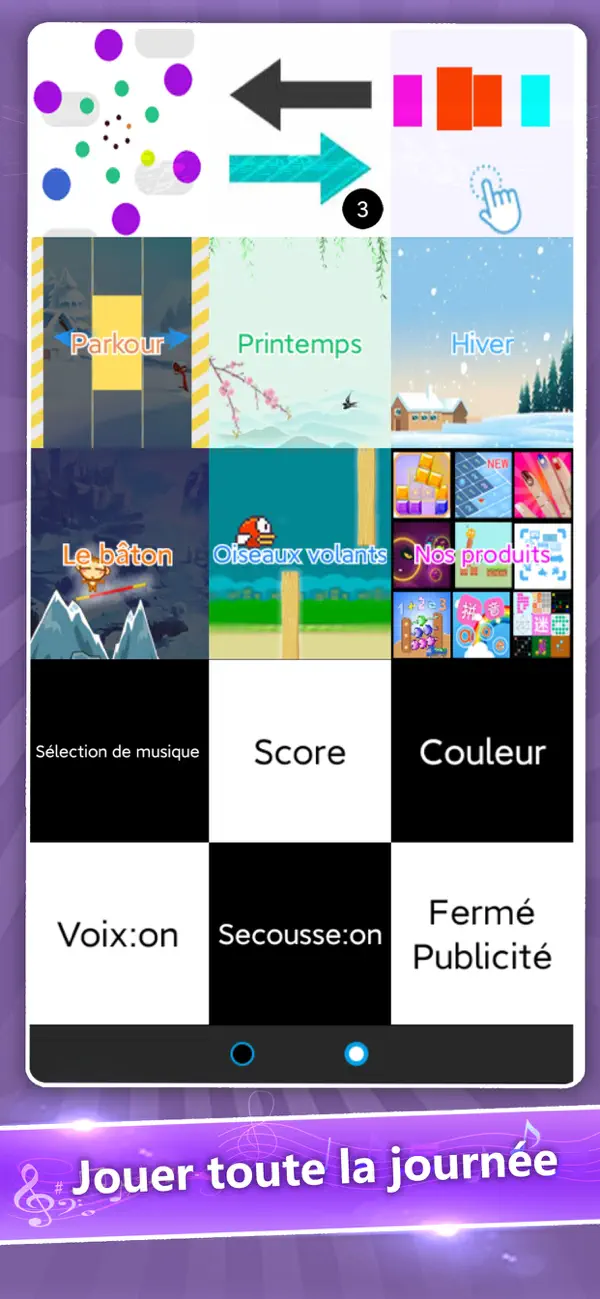 Screenshot #2 pour Tuiles blanches - Défi musical