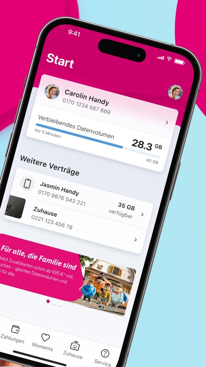 MeinMagenta: Handy & Festnetz