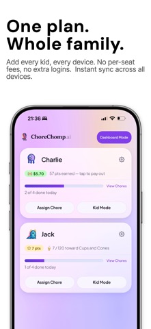 ChoreChomp iPhone screenshot