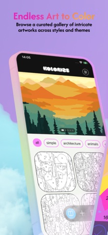 Kolorize - Paint By Numbers Screenshot 2 of 6