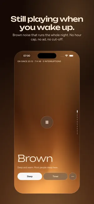 Dimma: Brown Noise for Sleep screenshot 1