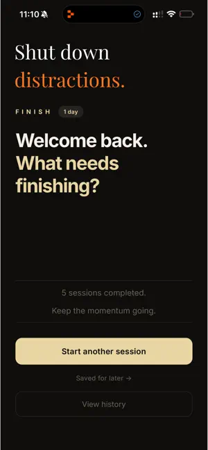 Finish: Focus List & Timer screenshot 4