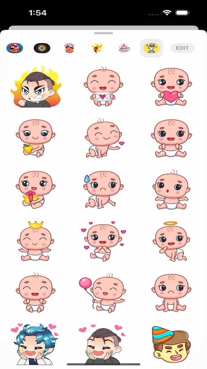 Cute Kids Strikers Set