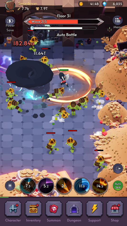 #4. Super Sword Idle (iOS) โดย: Can Le