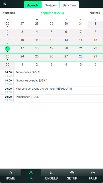 Tennis Engels Screenshot