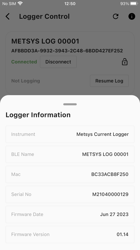 #6. METSyS Current Logger (iOS) By: GMC-I PROSyS Ltd