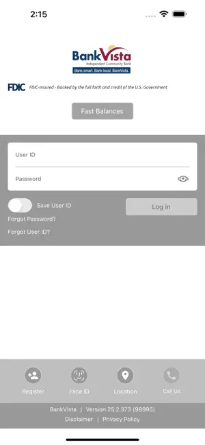 BankVista screenshot 2