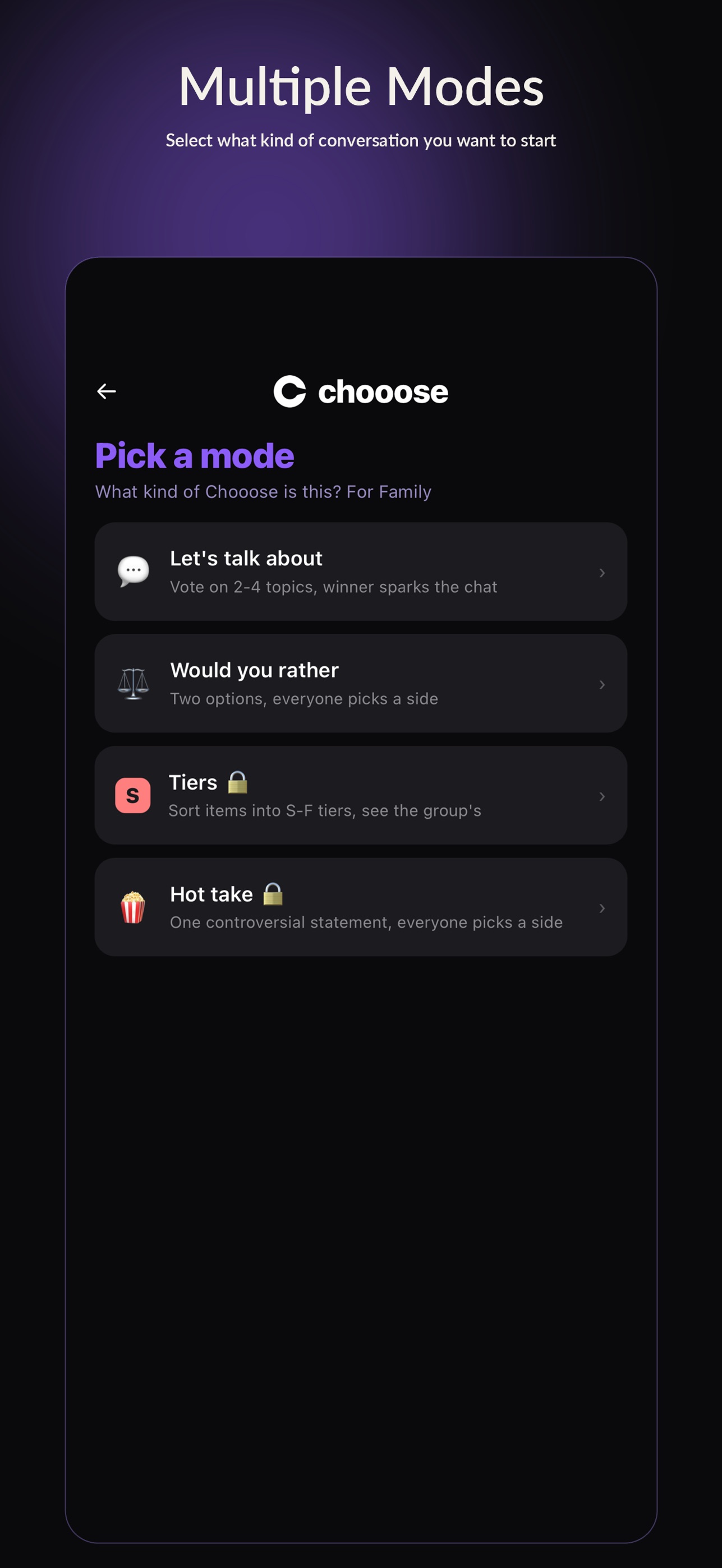 Screenshot 3 of Chooose: Start Something