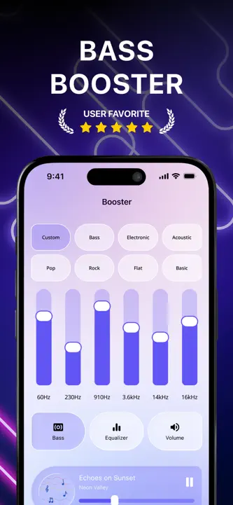 Equalizer for A Music screenshot 1