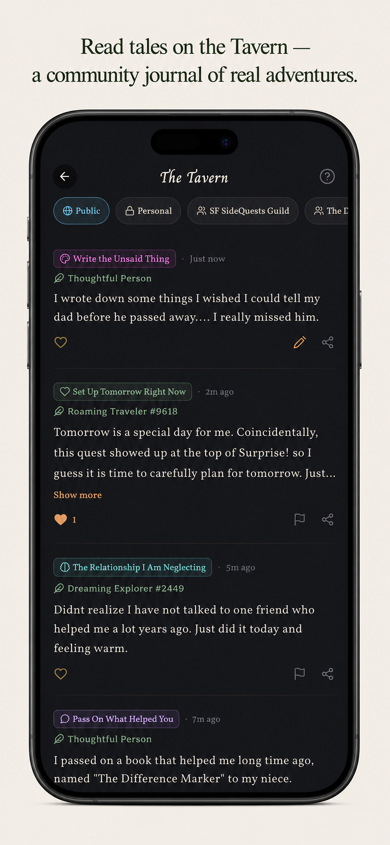 QuestDay: Daily Side Quests