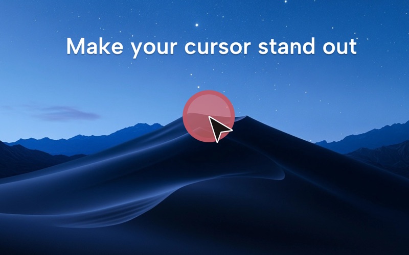Highlight my cursor app screenshot