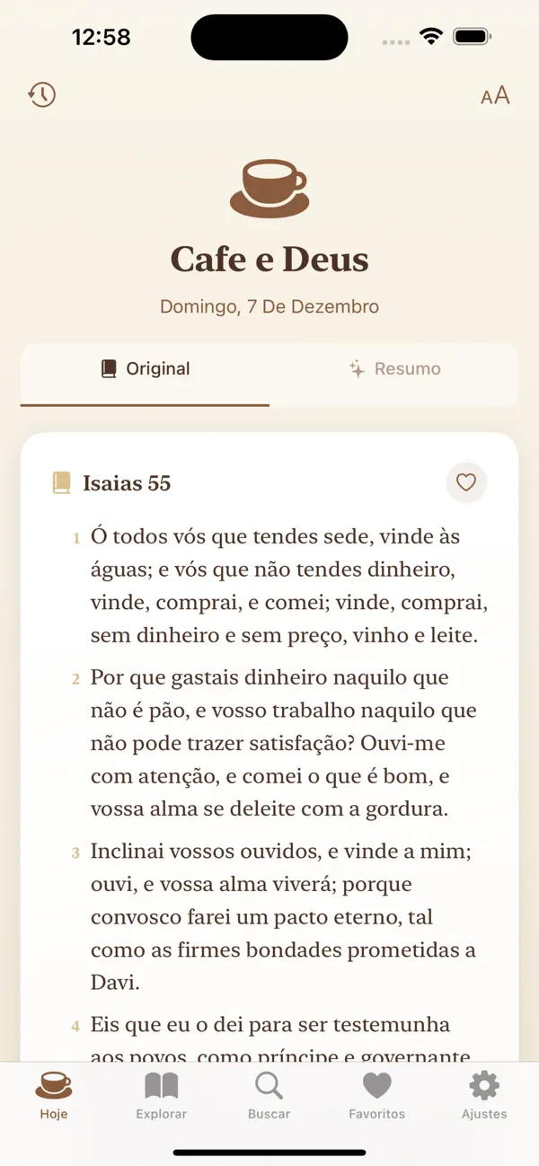 #1. Café e Deus (iOS) Ved: Peroco Digital LTDA