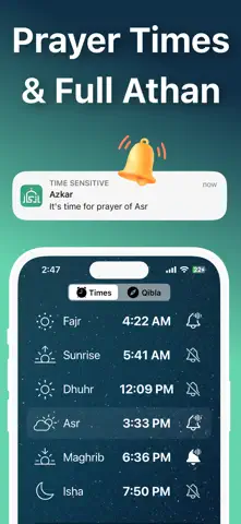 Azkar - اذكار : Athan & Prayer App Store screenshot 3