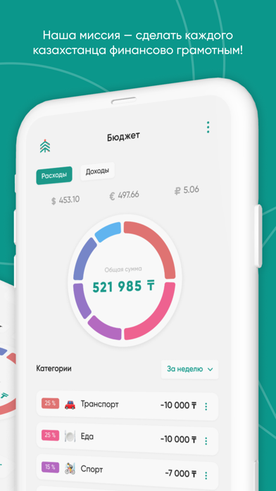 Investudy: расходы и бюджет iPhone screenshot 2 - Finance app