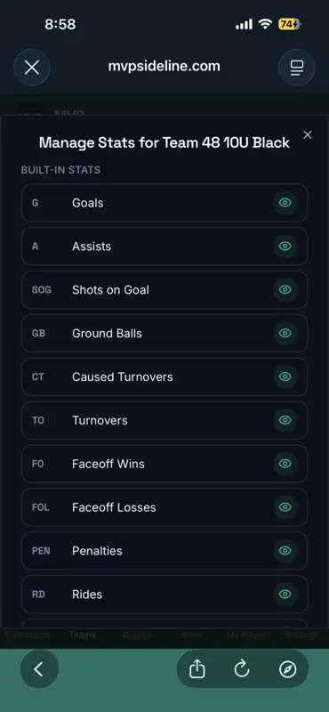 MVP Sideline screenshot 4 of 5