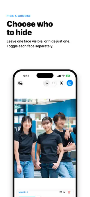 Mosaic - Blur Faces & Photos screenshot 4